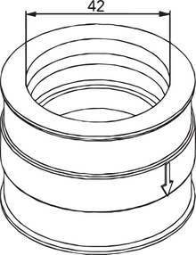 PARTS UNLIMITED Carburetor Mounting Flange - Moto-Ski/Ski-Doo 07-100-10