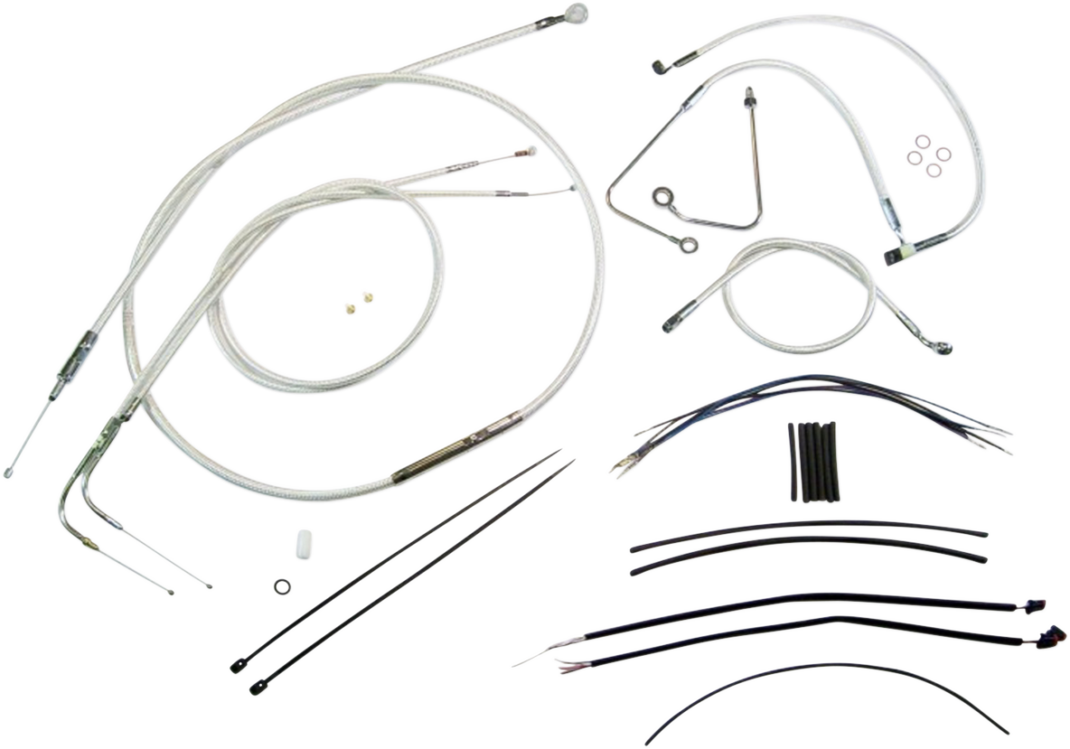 MAGNUM SHIELDING Sterling Chromite II® Designer Handlebar Installation Kit - 12"-14" - '15 FLS 387581