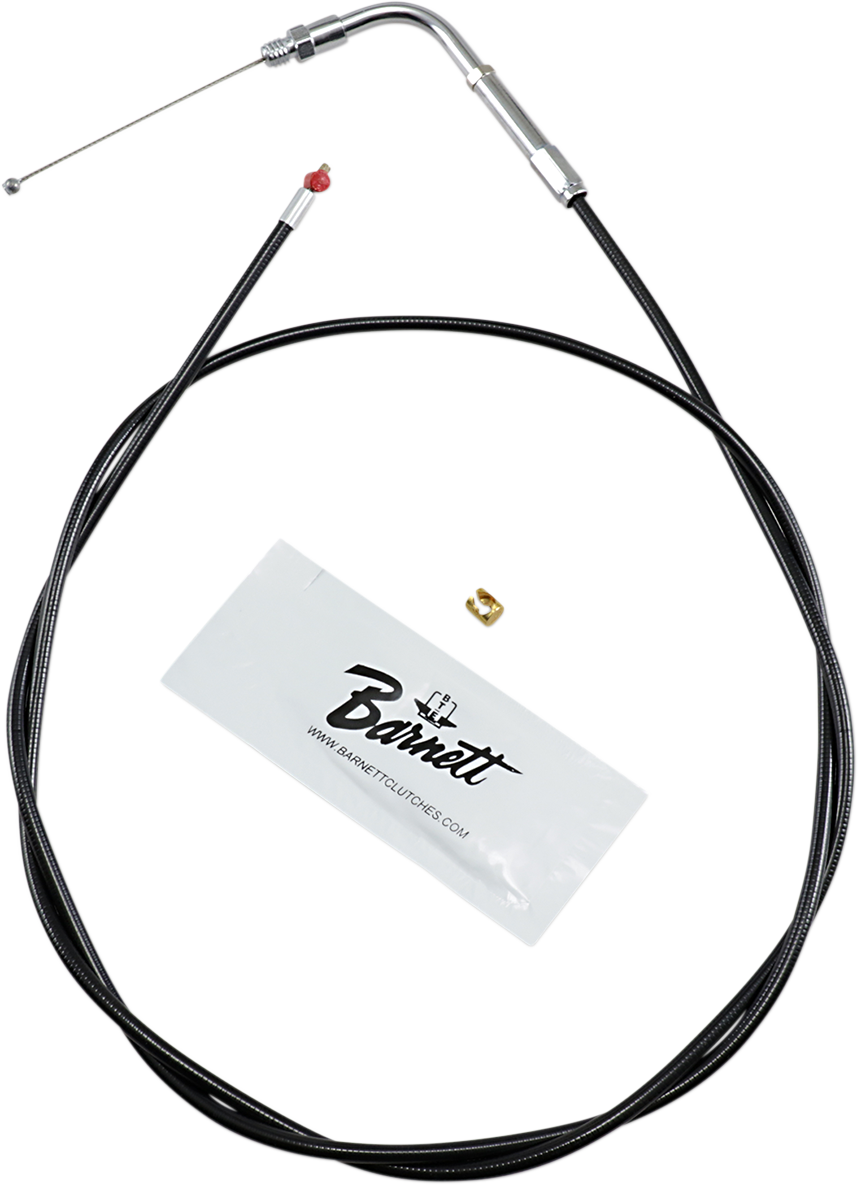 BARNETT Black Vinyl Throttle Cable - +6" Size - 50" Length 101-30-30007-06