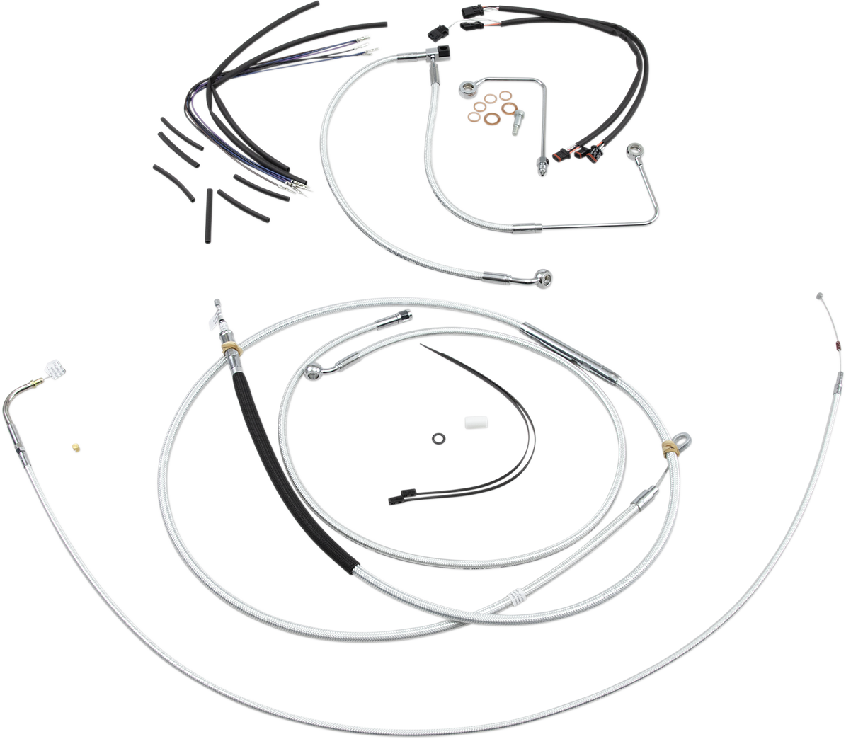 MAGNUM SHIELDING Sterling Chromite II® Designer Handlebar Installation Kit - 15"-17" - '15 FLS 387582