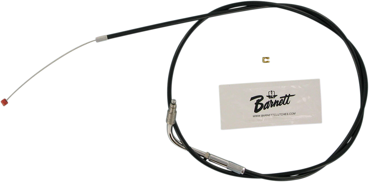 BARNETT Black Vinyl Throttle Cable - +6" Size - 41" Length 306-96+6-DS