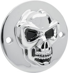 DRAG SPECIALTIES 3-D Skull Points Cover - Big Twin 30-0185-PC