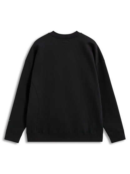 Guise Oversized Crew Black Lg