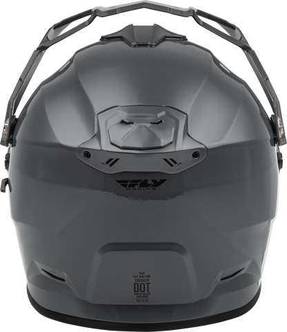 Trekker Cw Solid Helmet Dual Shld Grey Sm