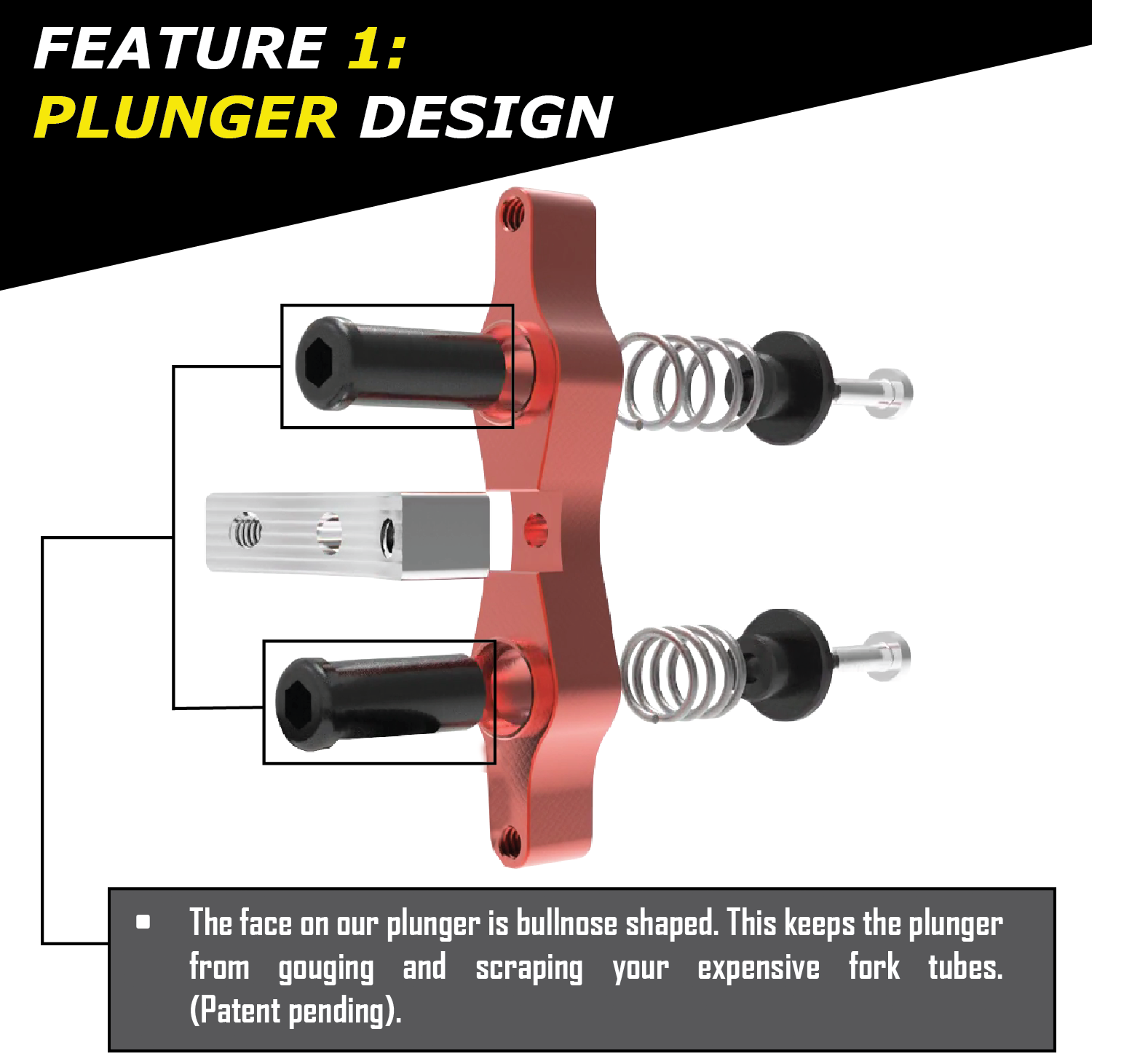 Tamer Double Button X Wing Red