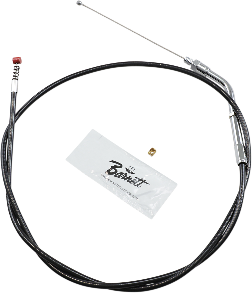 BARNETT Black Vinyl Idle Cable - +6" Size - 38" Length 101-30-40005-06