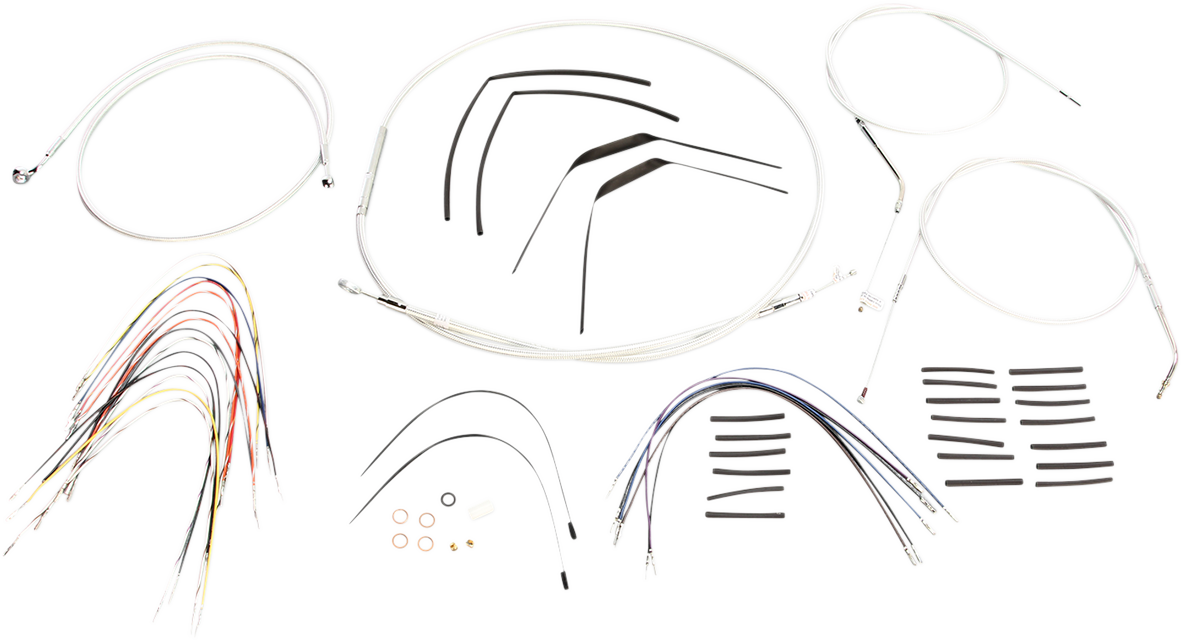 MAGNUM SHIELDING Sterling Chromite II® Designer Handlebar Installation Kit - 18"-20" - '07-'13 Sportster 387653