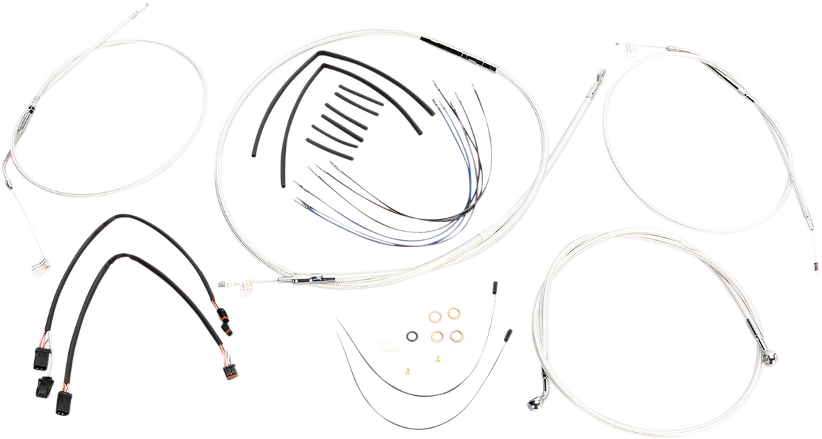 MAGNUM SHIELDING Sterling Chromite II® Designer Handlebar Installation Kit - 15"-17" - '14-'22 Sportster 387662