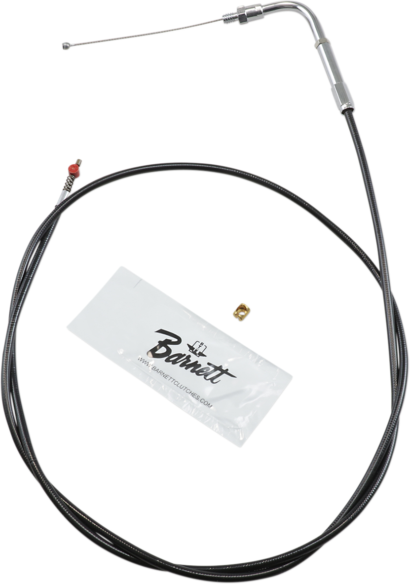 BARNETT Black Vinyl Idle Cable - +6" Size - 48" Length 101-30-40008-06