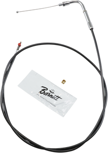 BARNETT Black Vinyl Idle Cable - +6" Size - 48" Length 101-30-40008-06
