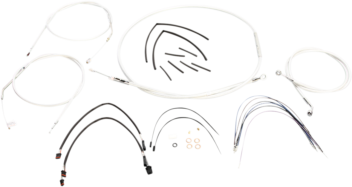 MAGNUM SHIELDING Sterling Chromite II® Designer Handlebar Installation Kit - 18"-20" - '14-'22 Sportster 387663