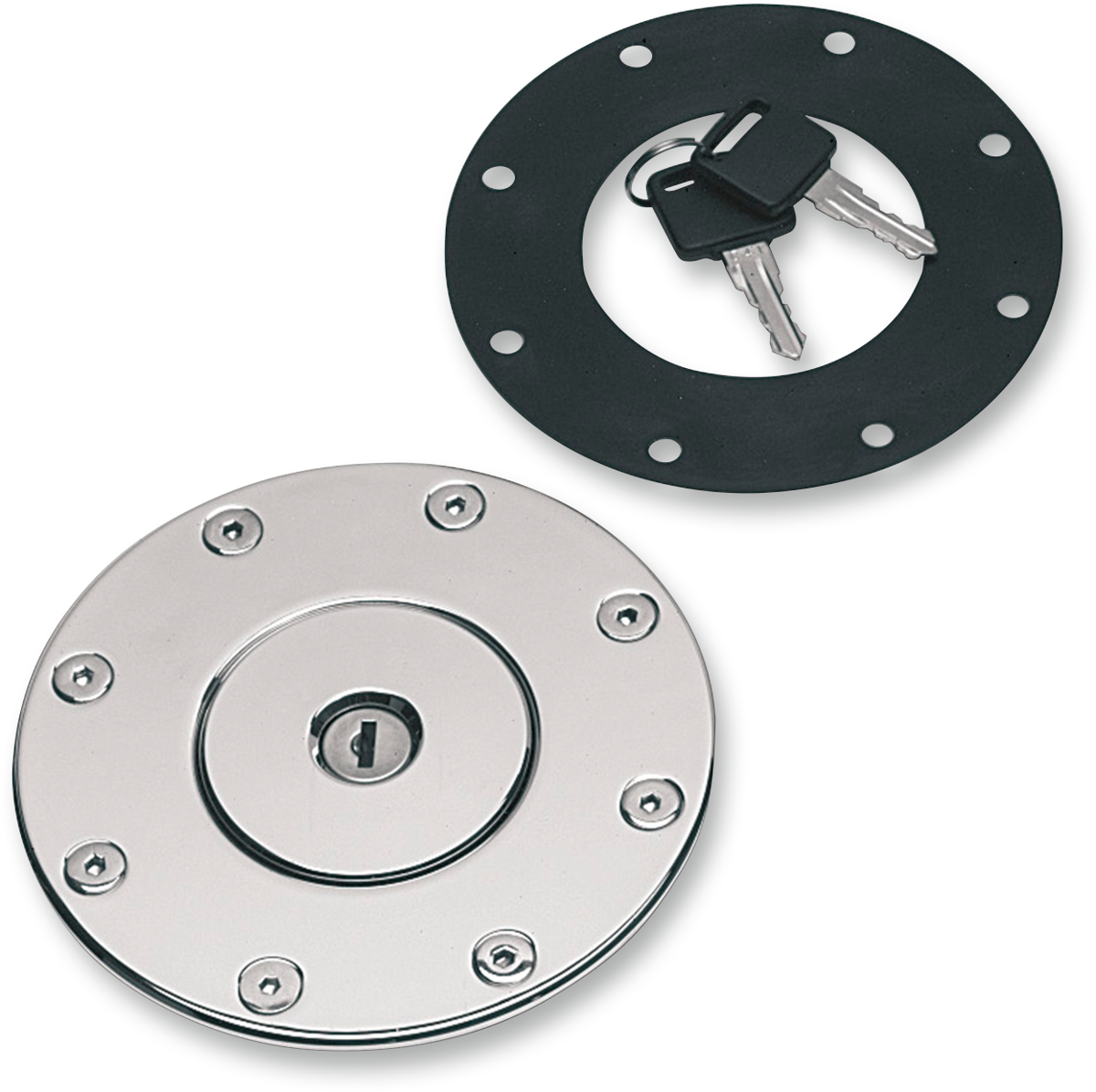 DRAG SPECIALTIES Aero Gas Cap - Vented Aero - 120 mm 011525BX