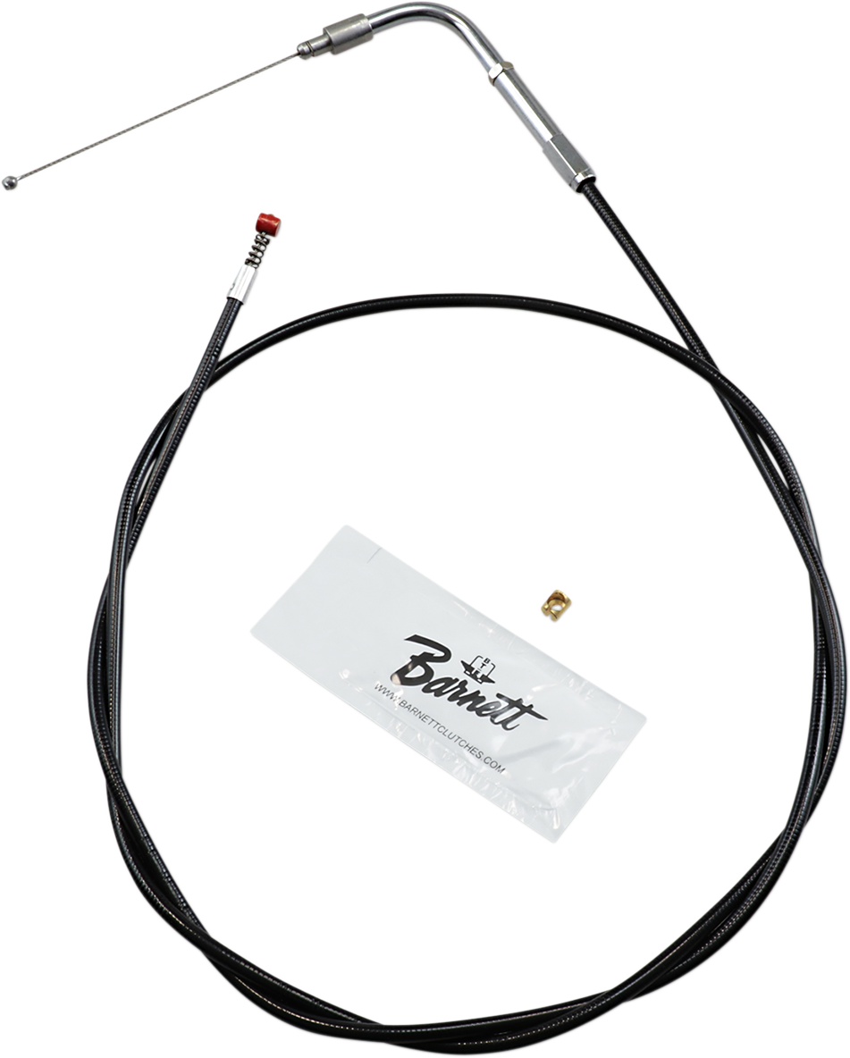 BARNETT Black Vinyl Idle Cable - +6" Size - 48" Length 101-30-40009-06