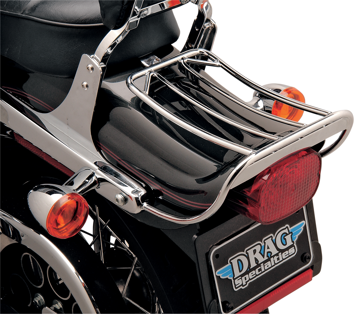 DRAG SPECIALTIES Luggage Rack - FXDWG 77-0058BXLB2