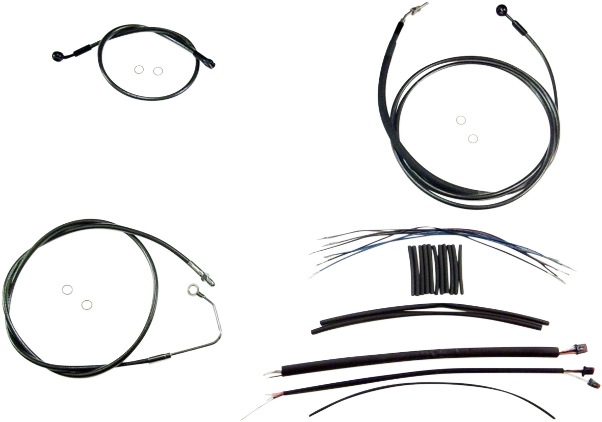 MAGNUM SHIELDING Black Pearl™ Upper Handlebar Installation Kit - 15"-17" - '15 FLTRX 487562