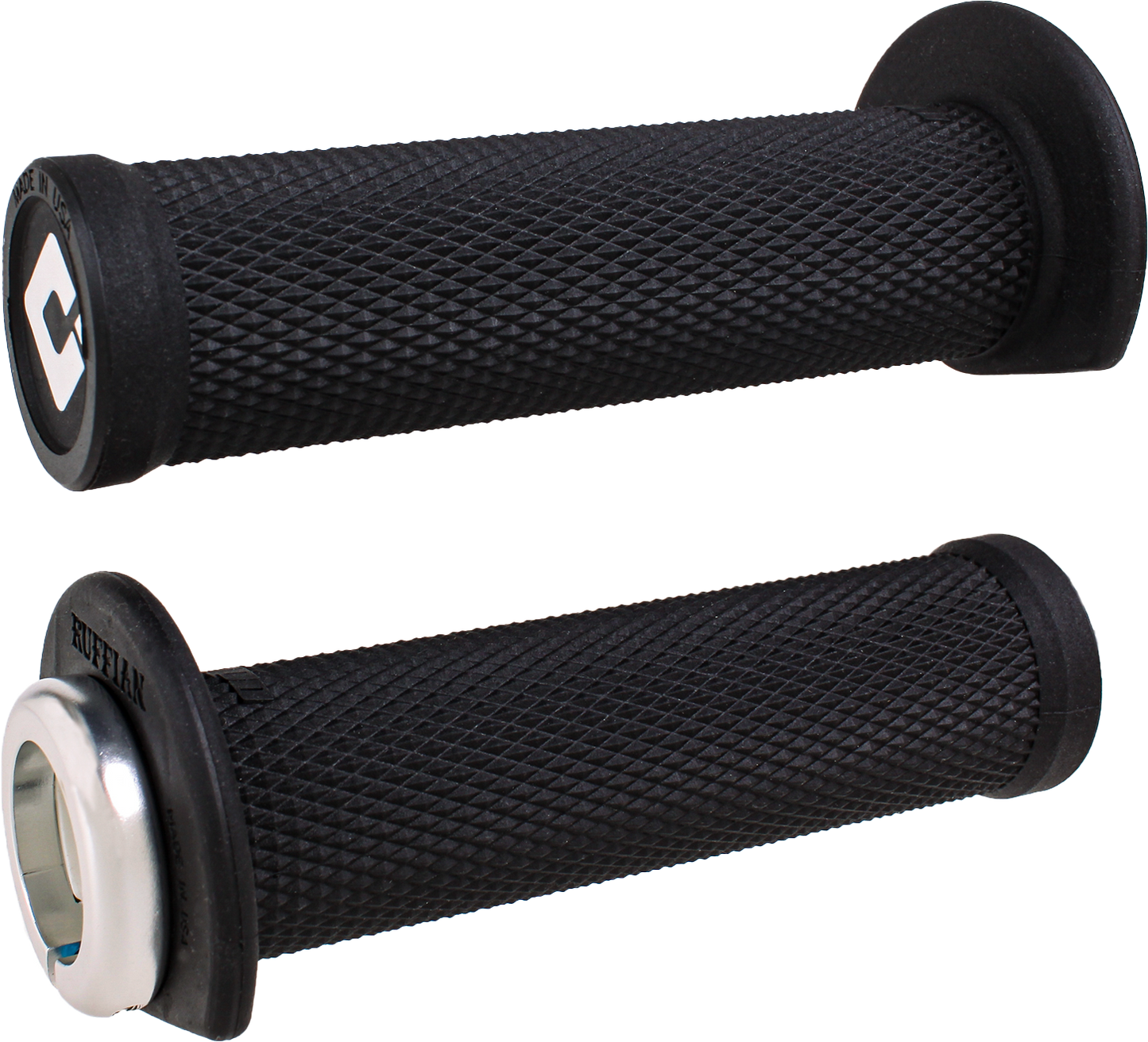 Atv/Pwc Ruffian Lockon Grip 125mm Black/Silver