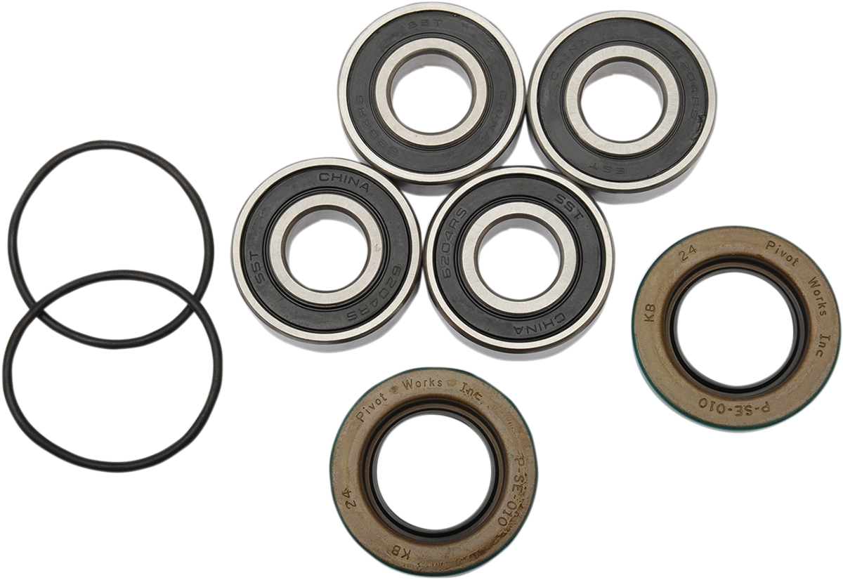 PIVOT WORKS Wheel Bearing Kit - Front - '88-'05 Polaris PWFWK-P04-000
