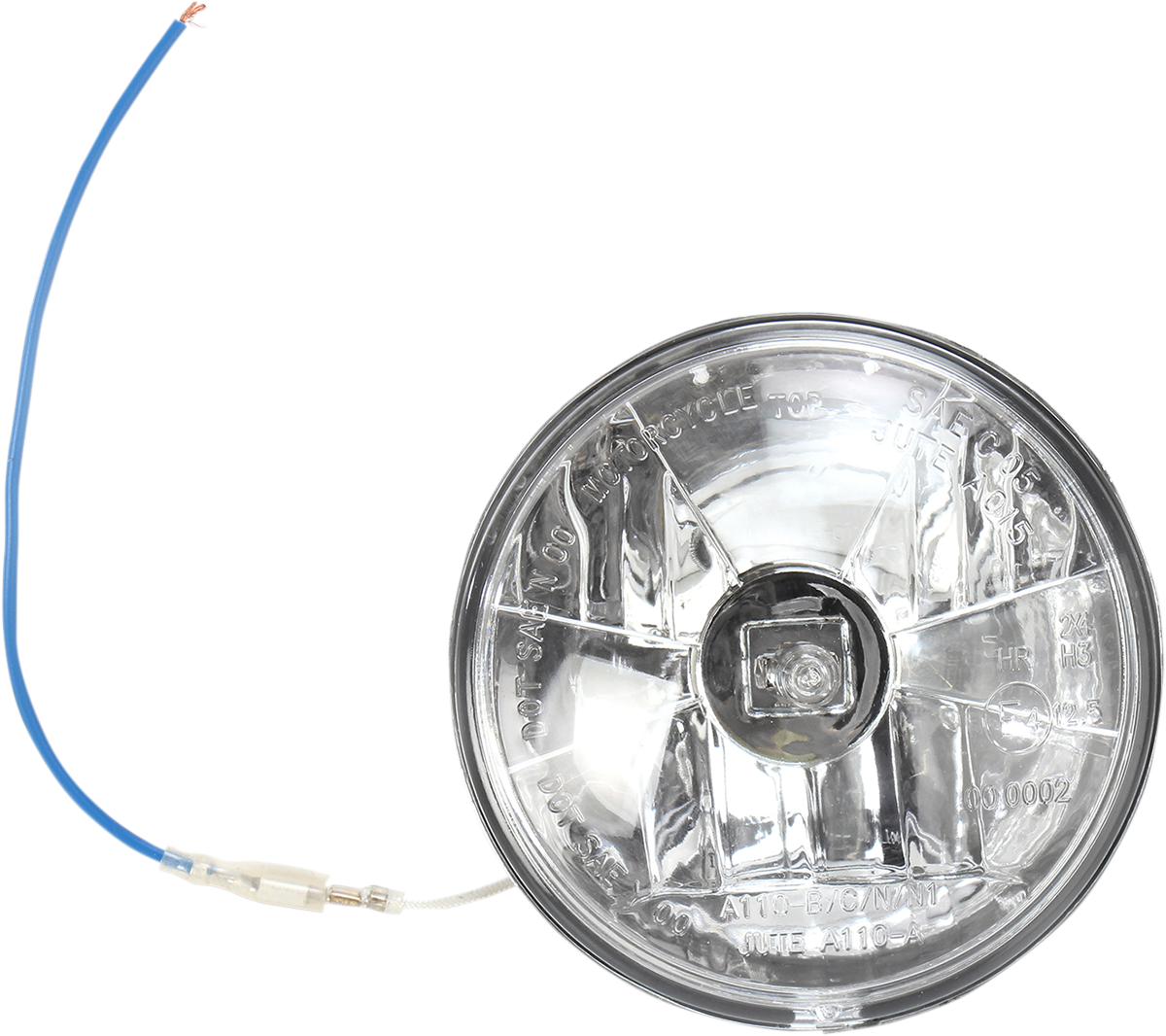 DRAG SPECIALTIES 4-1/2" Halo Headlight - Clear 20-6045-AD