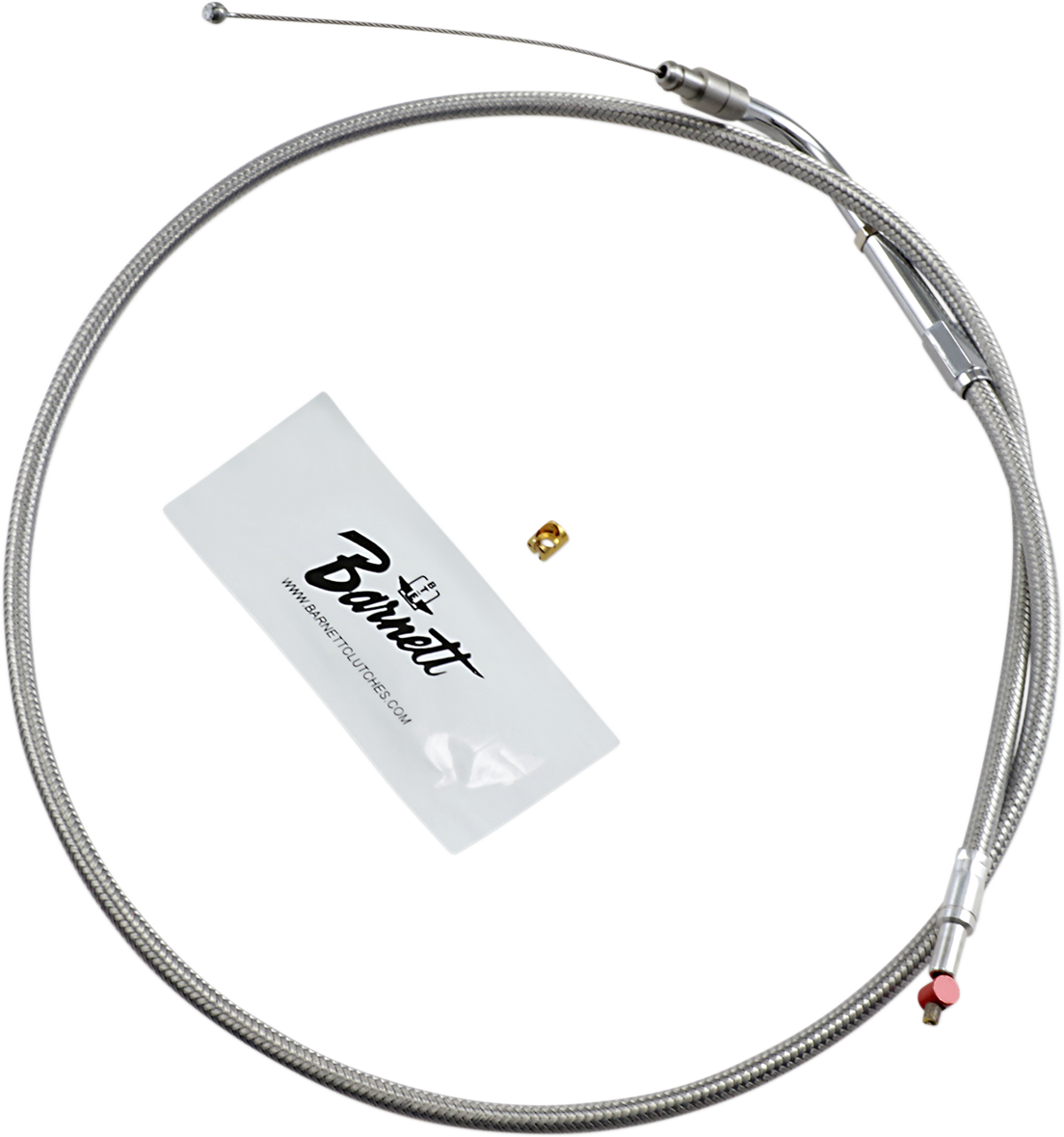 BARNETT Stainless Steel Throttle Cable - Dyna/FXR/Softail 102-30-30015