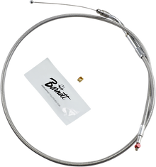 BARNETT Stainless Steel Throttle Cable - Dyna/FXR/Softail 102-30-30015
