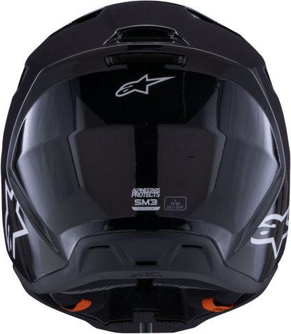 Sm3 Solid Helmet Black Glossy 2x