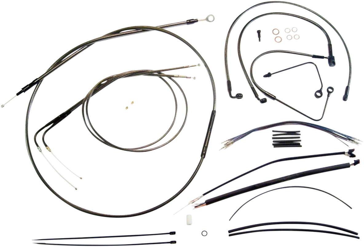 MAGNUM SHIELDING Black Pearl™ Upper Handlebar Installation Kit - 12"-14" - '15 FLS 487591