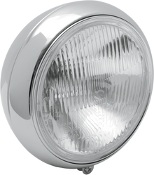 DRAG SPECIALTIES 7" Smooth Headlight - FLST - Chrome L20-6084E