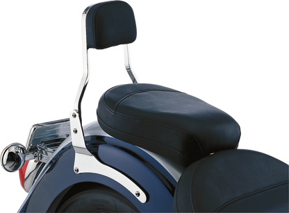Short Round Sissy Bar W/Pad Black Hon 750c2/Phantom