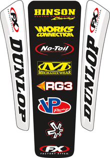 FACTORY EFFEX Rear Fender Decal Kit - Universal 07-32020