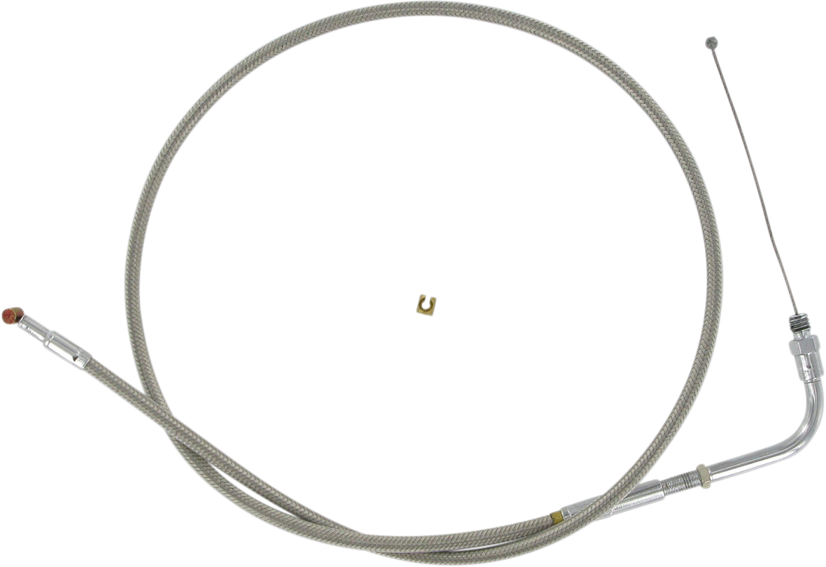BARNETT Stainless Steel Throttle Cable - '81-'89 102-30-30024