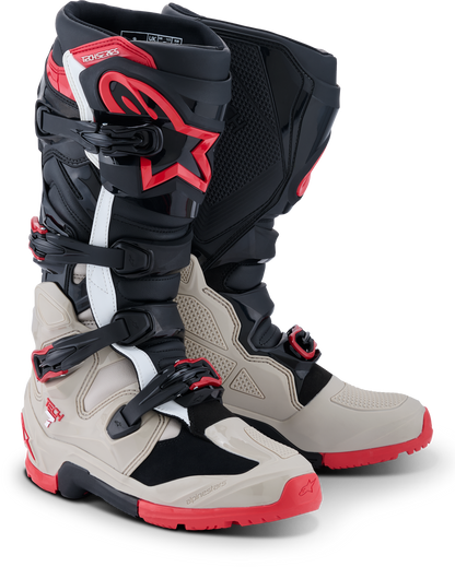 Tech 7 Enduro Blk/Light Gry/Bright Red 8