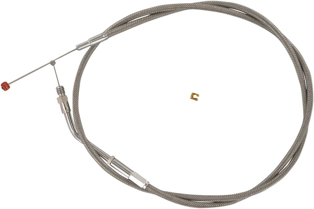 BARNETT Stainless Steel Throttle Cable - +6" - '81-'89 102-30-30024-06