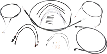 MAGNUM SHIELDING Black Pearl™ Designer Handlebar Installation Kit - 18"-20" - '14-'22 Sportster 487663