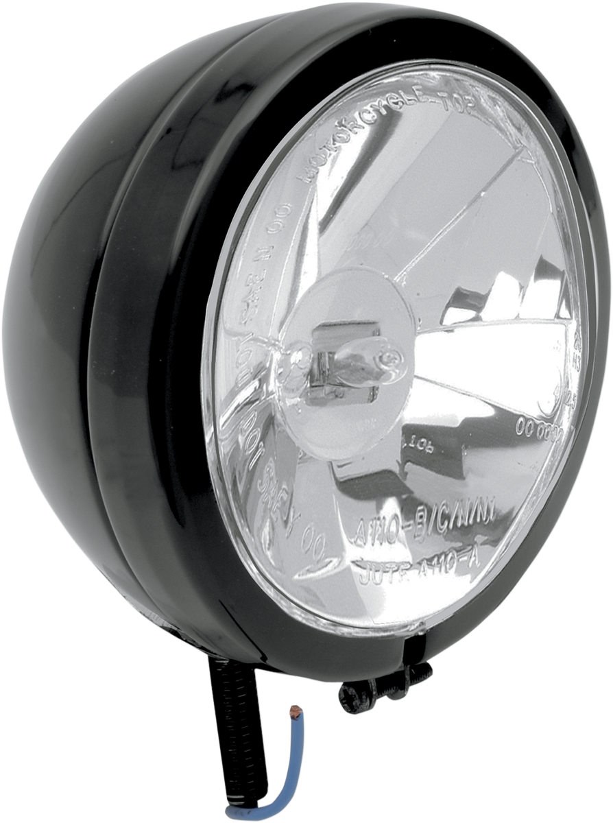 DRAG SPECIALTIES Stud Mount Spotlight - 4-1/2" - Black 20-0412B