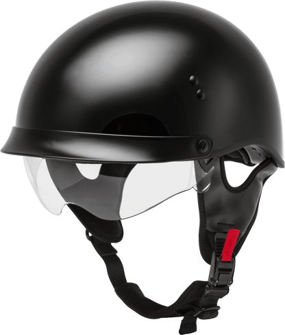 Hh 65 Half Helmet Full Dressed Black Xl