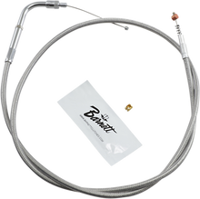 BARNETT Stainless Steel Idle Cable - +6" - '83-'89 FXR 102-30-40011-06