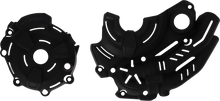 Ignition/Clutch Covers Black Yam