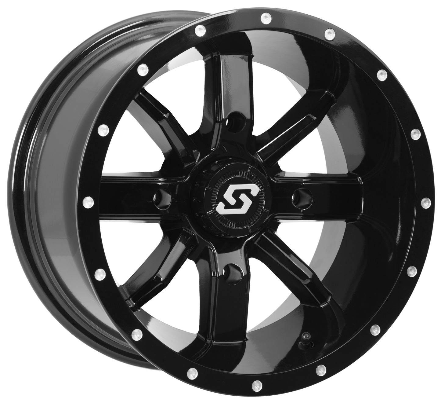 Hollow Point Wheel 14x10 4/110 5+5 (0mm) Black