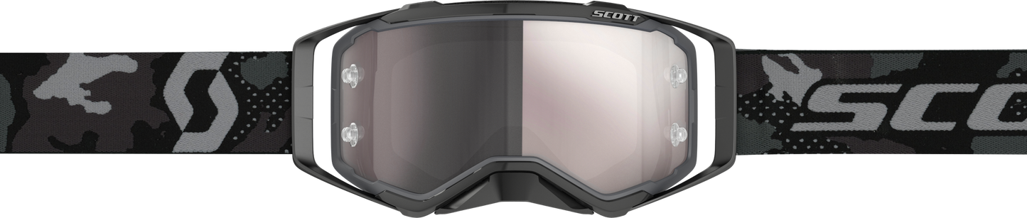 Prospect Goggle Dark Grey/ Blk W/Silver Chrome Works