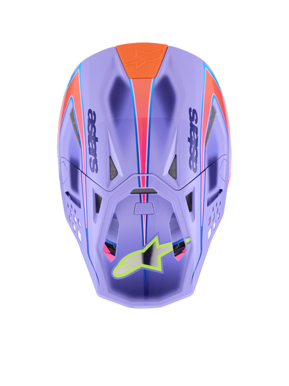 S M10 Jett Lawrence R01 Helmet Purp/Pnk Fluo/Ylw Fluo Gls Lg