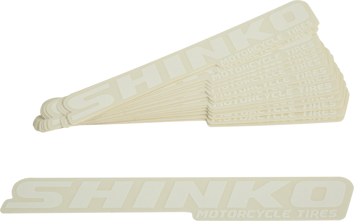 6" Shinko Decal   White Pack Of 20
