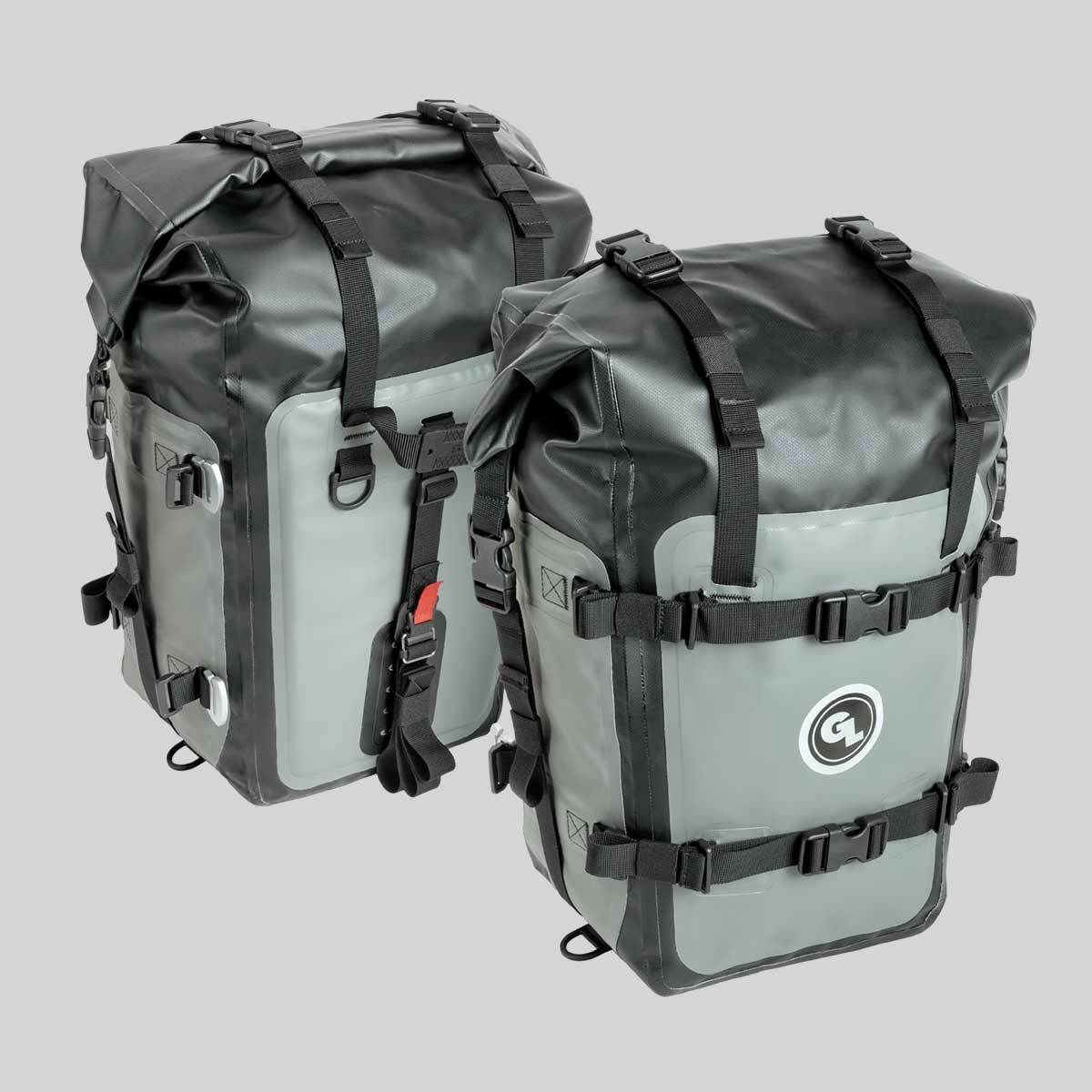 Mototrekk Panniers Grey Pair