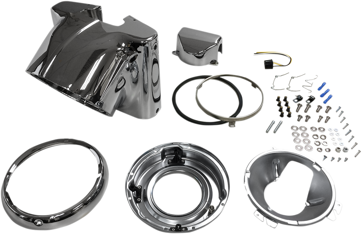 DRAG SPECIALTIES 7" Nacelle Headlight Kit - Chrome L20-0629C