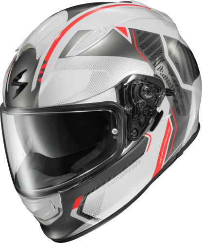 Ryzer Full Face Helmet Switch White/Grey Lg