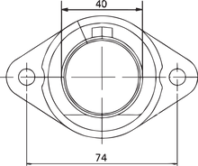 PARTS UNLIMITED Carburetor Mounting Flange - Universal/Arctic Cat/Kawasaki/John Deere/Ski-Doo/Sno Jet/Yamaha 07-100-13