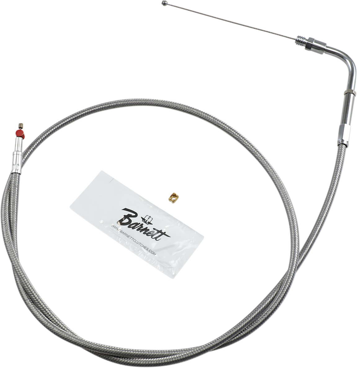 BARNETT Stainless Steel Throttle Cable - +6" - '90-'95 FXSTS 102-30-30002-06