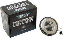 DRAG SPECIALTIES 7" Reflector-Style Headlight - Chrome 0552864