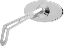 PRO-ONE PERF.MFG. Mirror - Weekend Warrior - Side View - Cut-Out - Oval - Chrome - Left 102310
