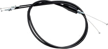 Black Vinyl Throttle Push Pull Cable Set