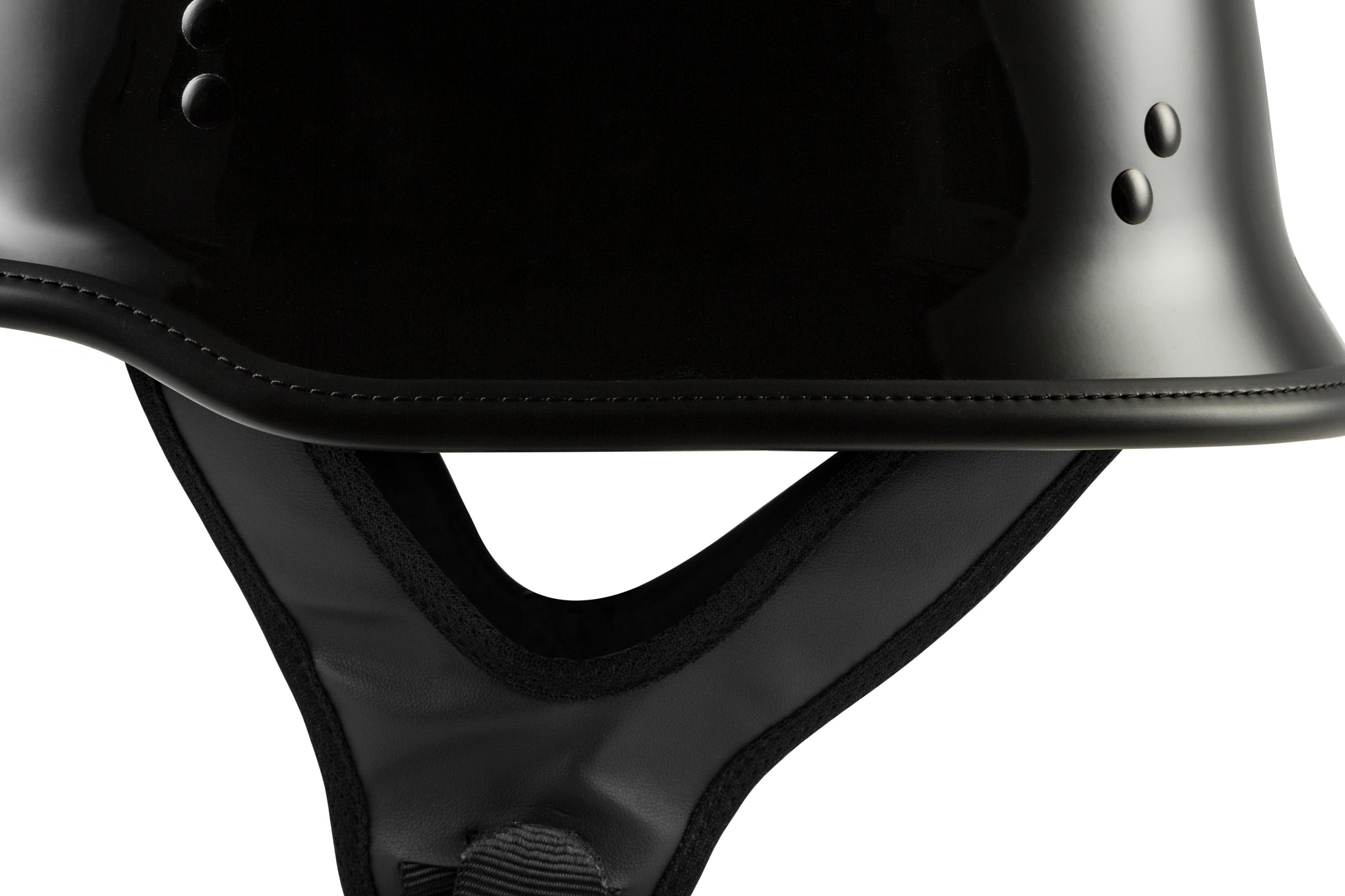 9mm German Beanie Helmet Gloss Black 4x